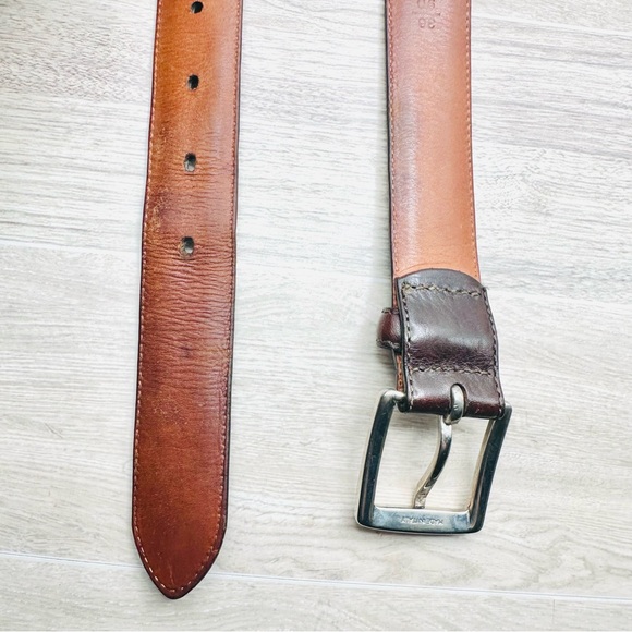 POLO Ralph Lauren Classic Brown Italian Saddle Leather Belt | Size 36/90 - Picture 5 of 13